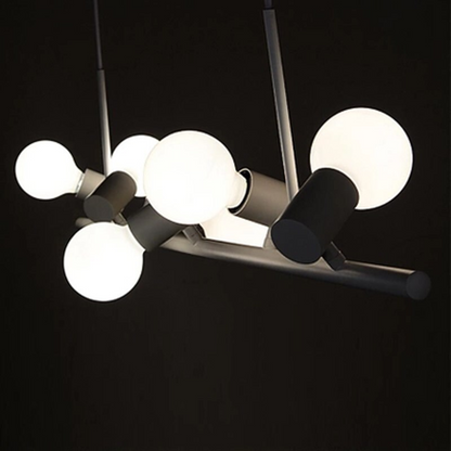 Modern White Black Iron Pendant Lamp