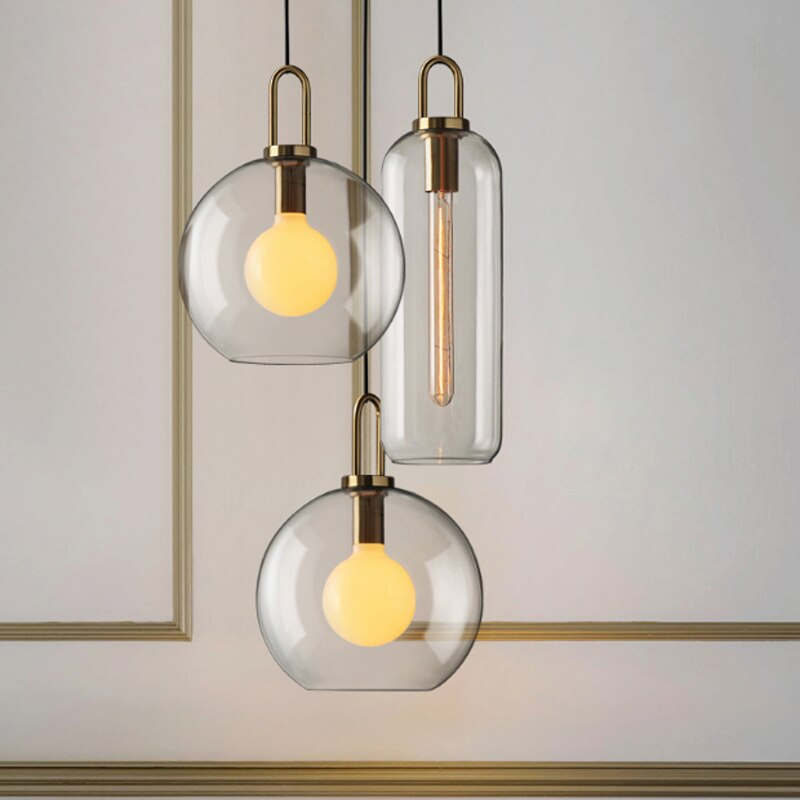 Modern Glass Ball Single Pendant Lamp