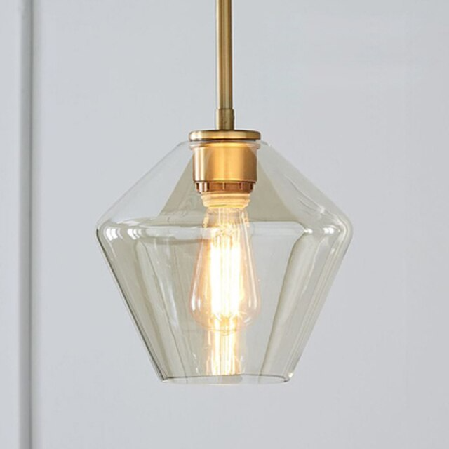 Nordic Glass Single E27 Pendant Lamp