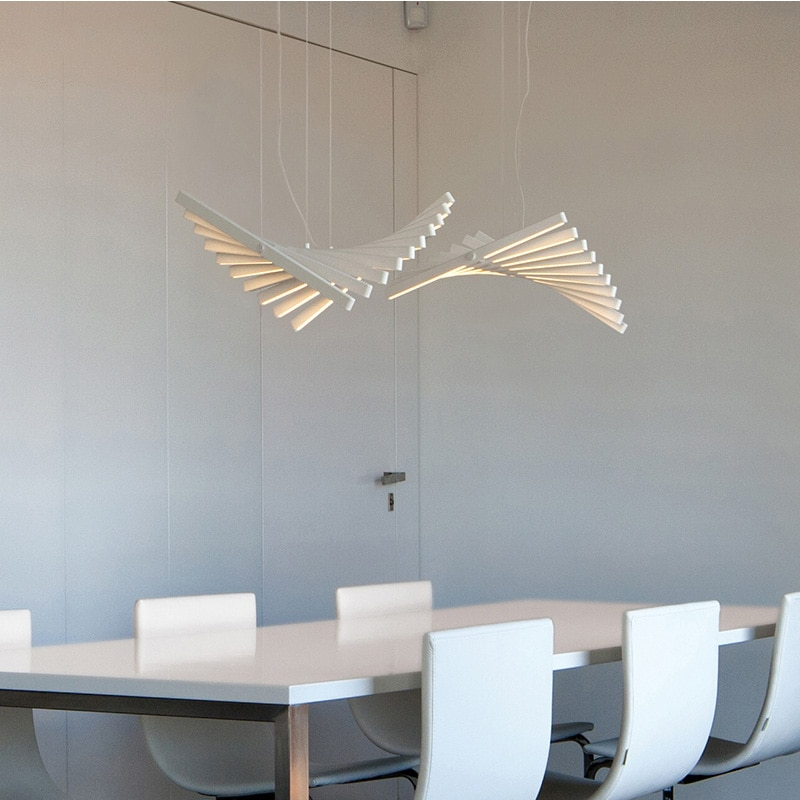 Creative Fish Bone Shape LED Chandelier Lamp