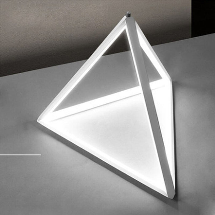 LED Pyramid Single Head Pendant Lamp