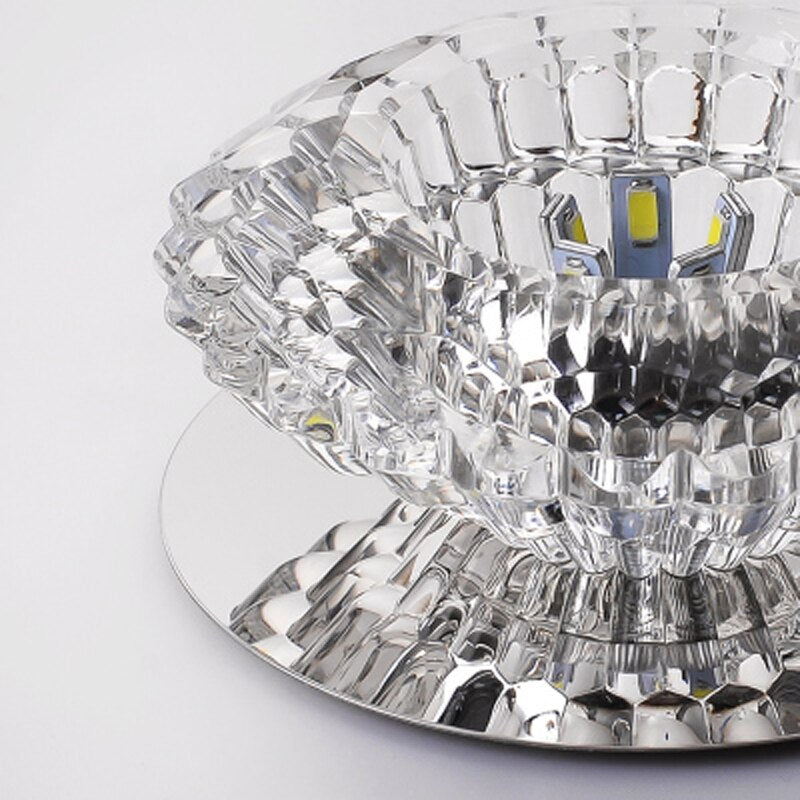 Modern Embedded Crystal LED Hallway Ceiling Light