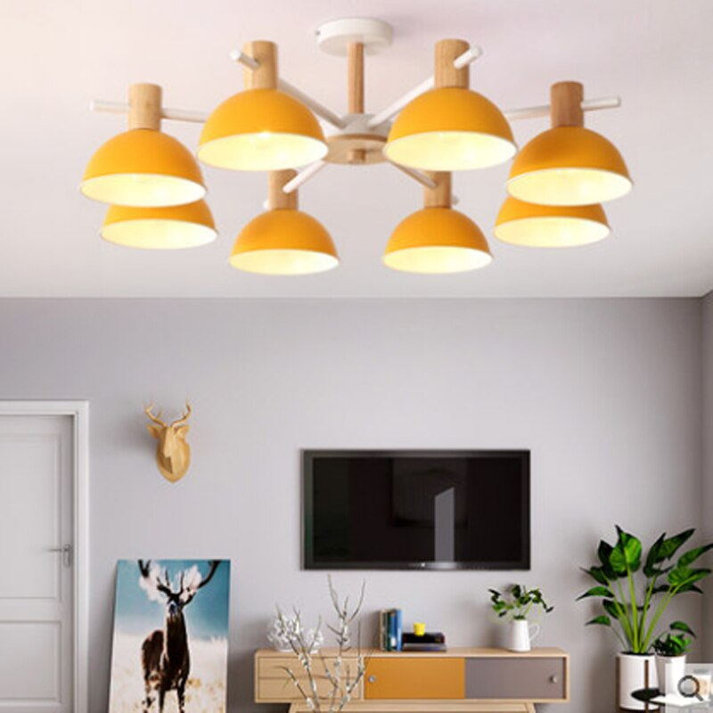 Nordic Modern Macarons Chandelier Lamp