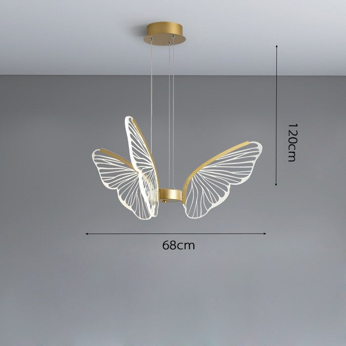 Postmodern Butterfly Acrylic LED Lighting Ceiling Lamp