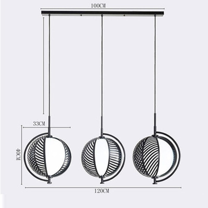 Hanging Black and White Pendant Lamp