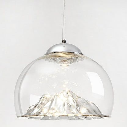 Mountain Sculpture Ceiling Light Fixture