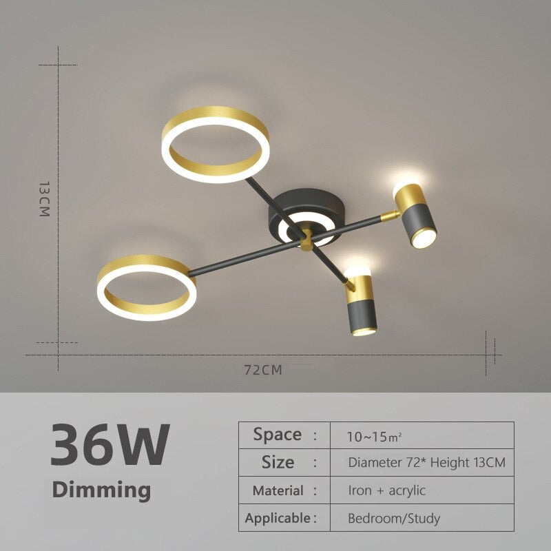 Remote Control Atmosphere Ceiling Light For House