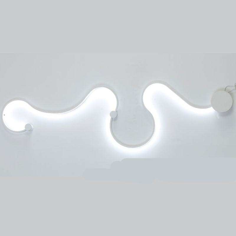 Modern Minimalist Creative Iron Paint Led Wall Lamp