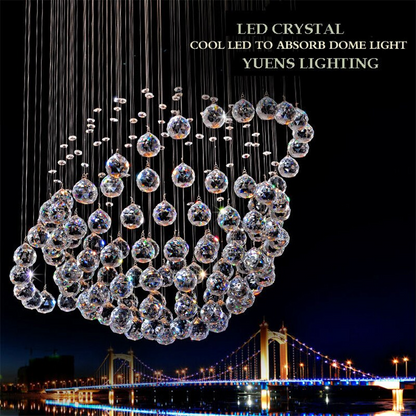 Luxury K9 Crystal LED Ceiling Lamp