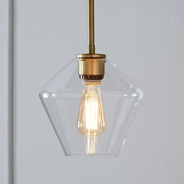 Nordic Glass Single E27 Pendant Lamp