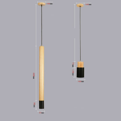 Modern Brief Minimalist Creative Wood Pendant Lamp