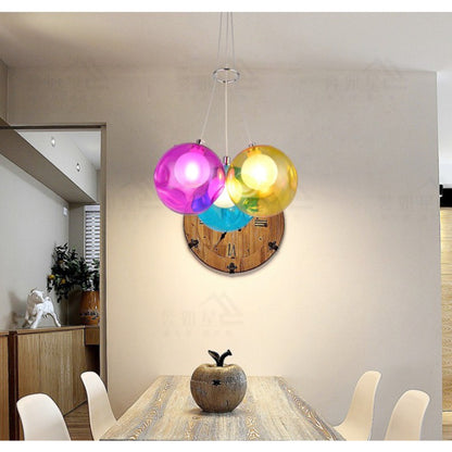 Colorful Crystal Glass Pendant Light