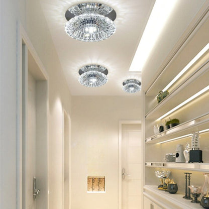 Modern Embedded Crystal LED Hallway Ceiling Light