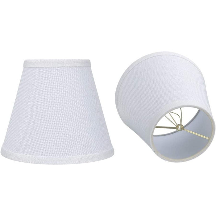 Set of 2 Barrel Metal Lampshades | Contemporary Design, Fabric Material