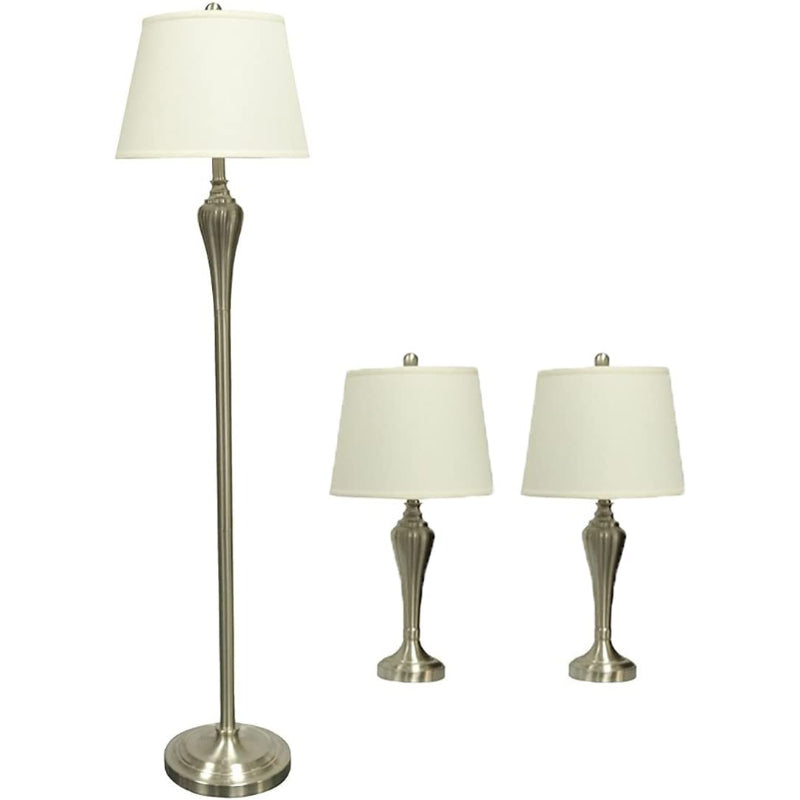 3-Piece Linen Lamp Shades