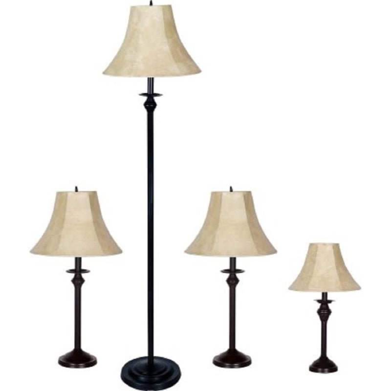 Homes And Gardens 4pc Lamp Set