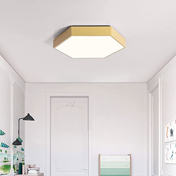 Ultra-Thin Geometric Polygon Ceiling Lamp