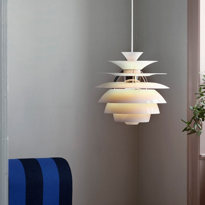 White Pine Shaped Pendant Light