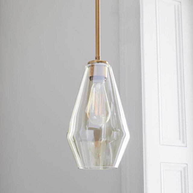 Nordic Glass Single E27 Pendant Lamp