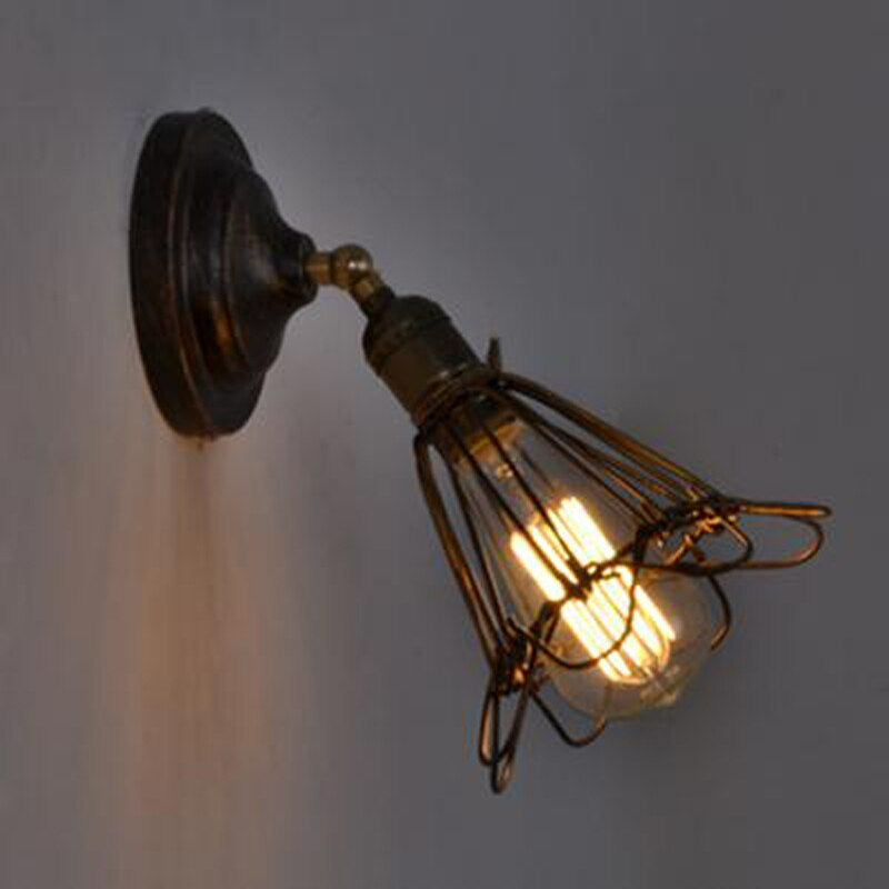 Vintage Iron Home Deco Bedroom Light