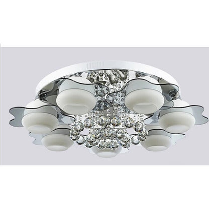 Luxury Crystal Round LED Ceiling Lamp