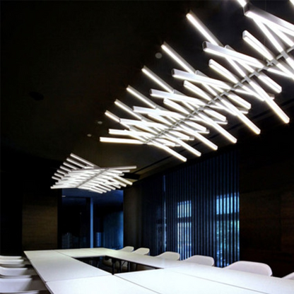 Creative Fish Bone Shape LED Chandelier Lamp