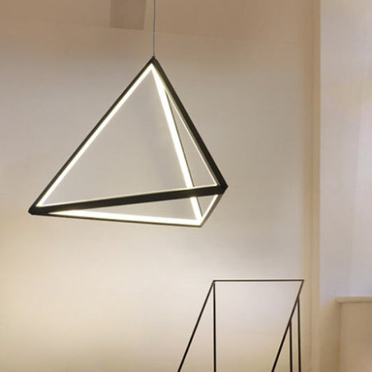 LED Pyramid Single Head Pendant Lamp