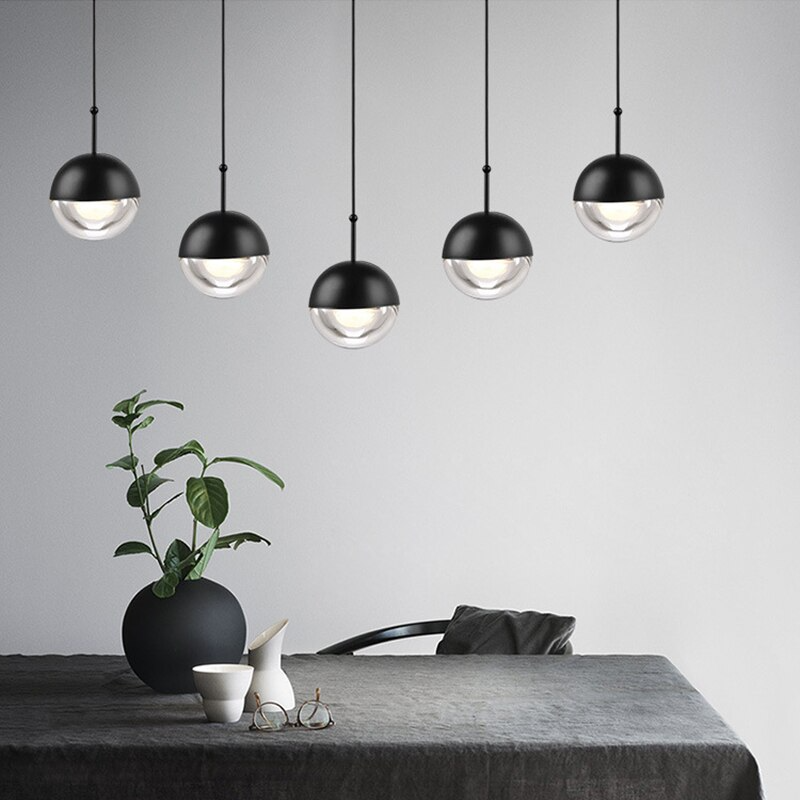 Nordic Glass Ball Single Head Pendant Lamp