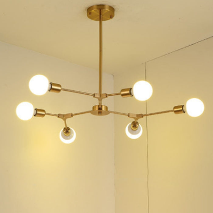 Black Gold LED Bulb Pendant Lamp