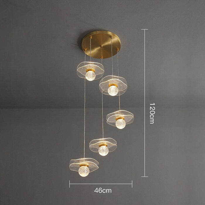 Modern Crystal Acrylic Ball LED Pendant Lamp