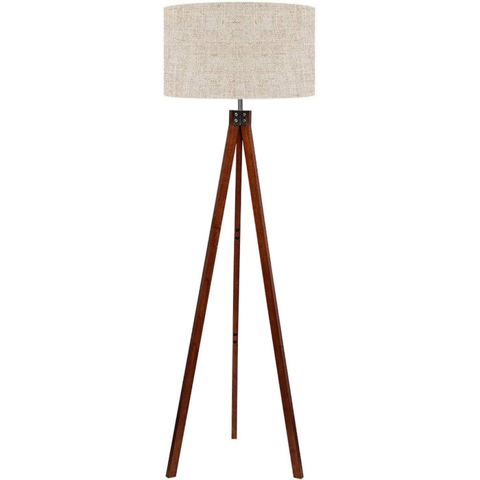 Modern Design Wood Tripod Floor Lamp