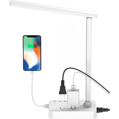 Eye-Caring Foldable Desk Light With USB Charging Port