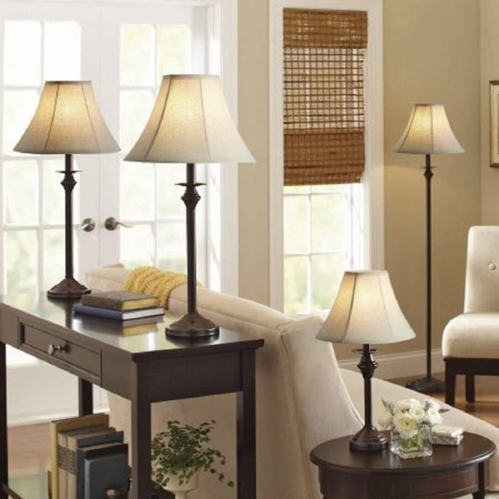Homes And Gardens 4pc Lamp Set