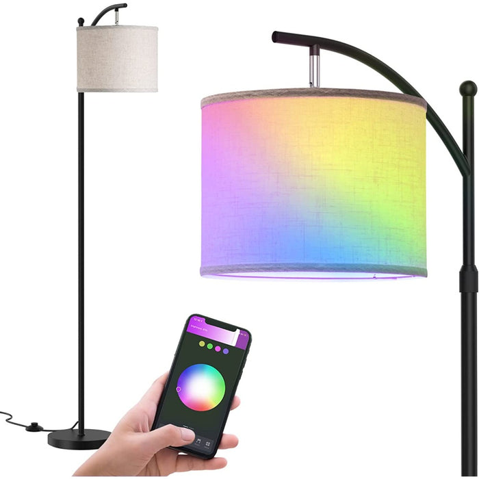 RGB Bulb And Adjustable Pole Floor Lamp