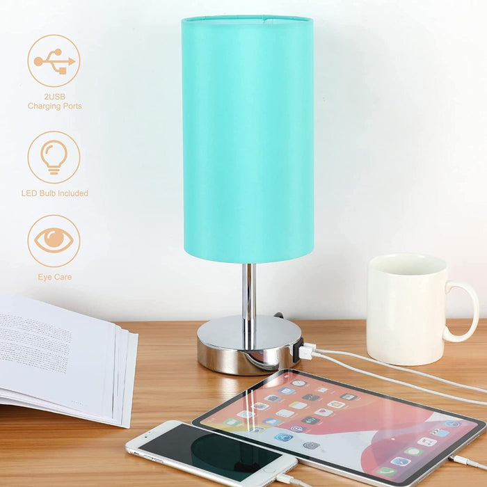 Smart Touch Control 3 Way Dimmable Nightstand Lamp