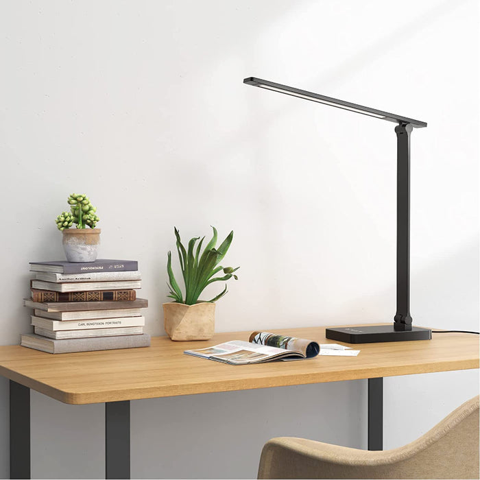 Dimmable Home Office Lamp Touch Control Bright Reading Table Lamp