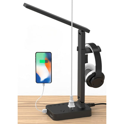 Eye-Caring Foldable Desk Light With USB Charging Port