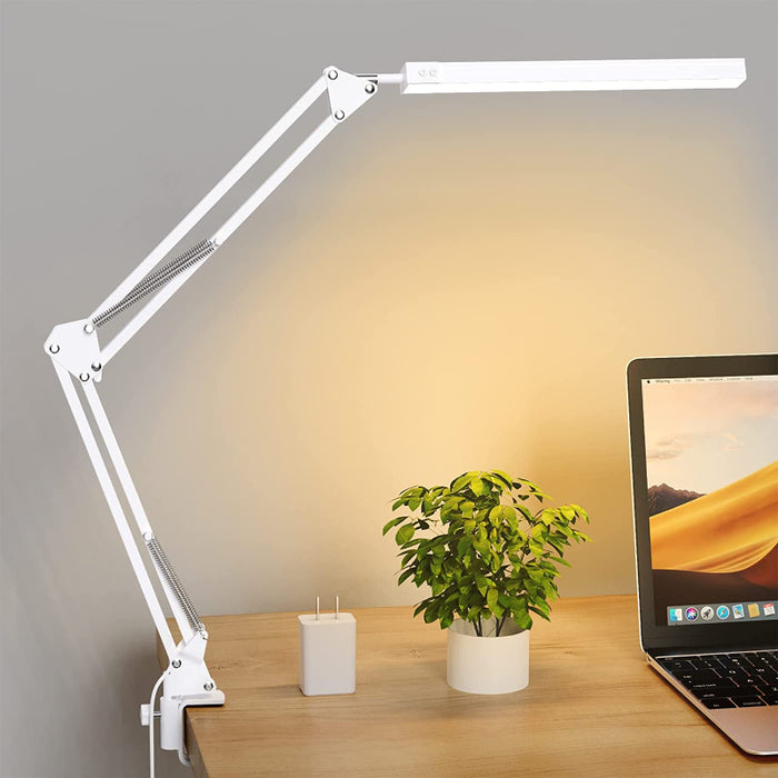 LED Desk Lamp With Clamp And Round Base