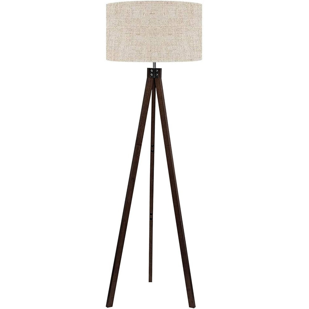 Modern Design Wood Tripod Floor Lamp