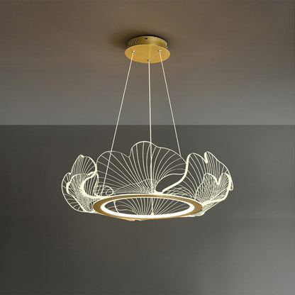 Modern Lotus Leaf LED Chandelier