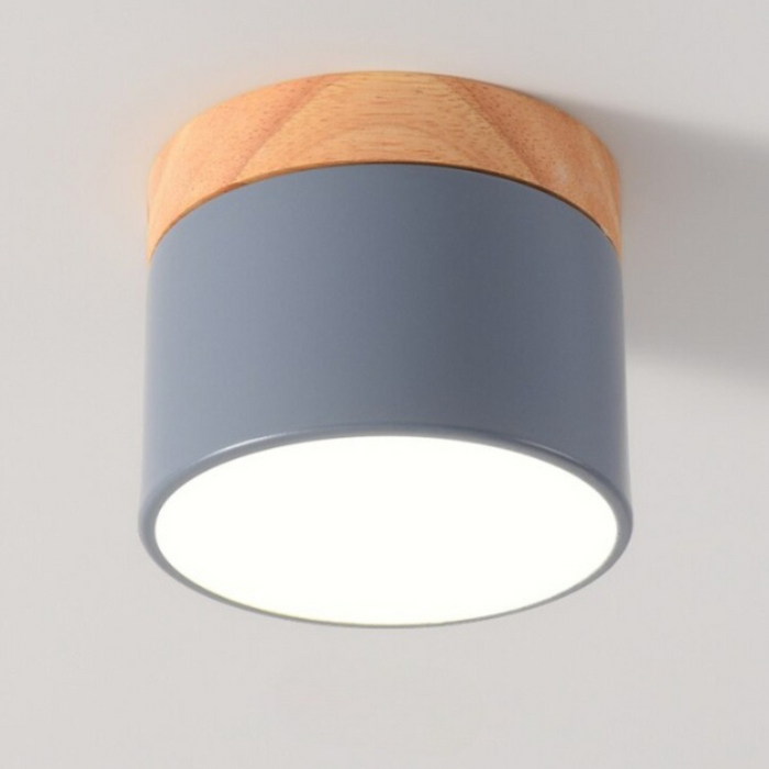 Nordic Wood Modern LED Ceiling Light