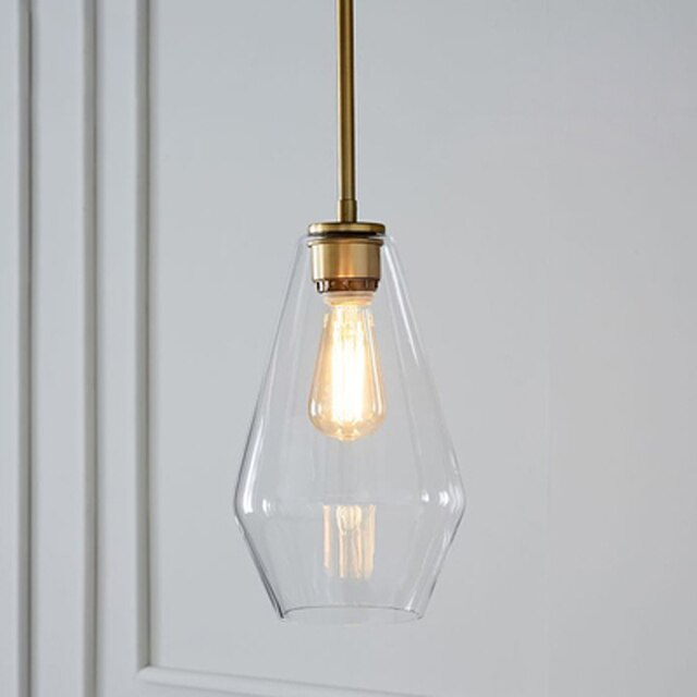 Nordic Glass Single E27 Pendant Lamp