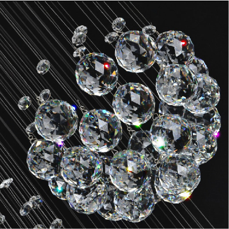 Luxury 11pcs Lustre Crystal Ball Design Ceiling Lamp