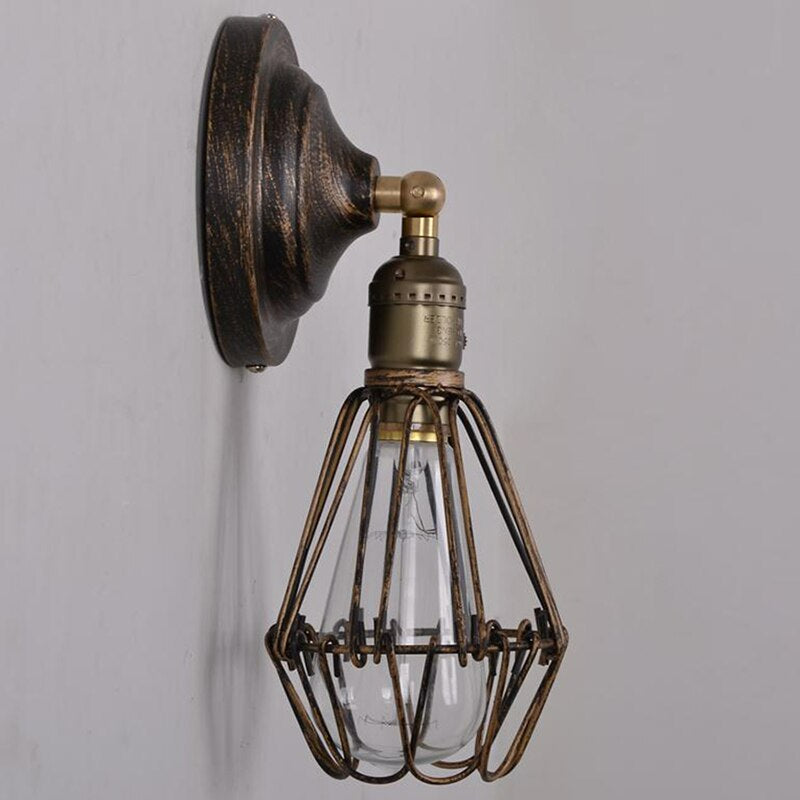 Vintage Iron Home Deco Bedroom Light