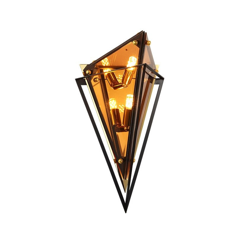 Postmodern Luxury Diamond Shape Wall Lamp