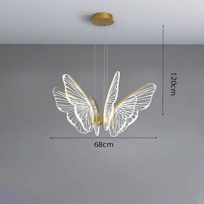 Postmodern Butterfly Acrylic LED Lighting Ceiling Lamp