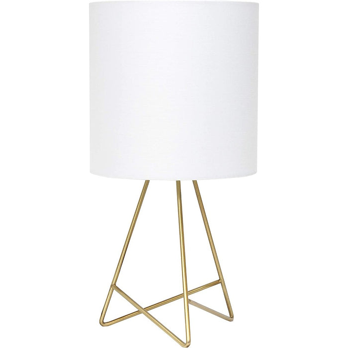 Down To The Wire Fabric Shade Table Lamp