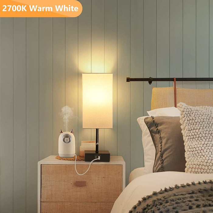 Pull Chain Table Lamp With 2 USB Charging Ports