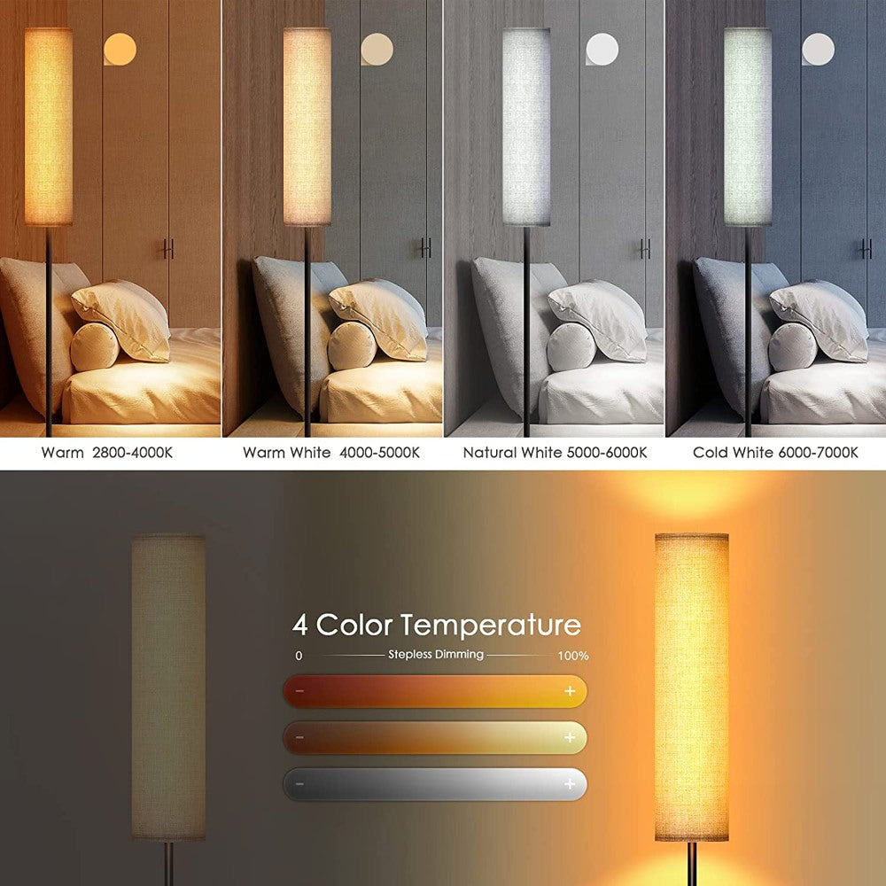 Modern Living Room LED 4 Color Temperature Floor Lamp