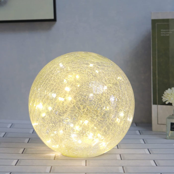 Golden Glass Ball Light For Living Room Indoor